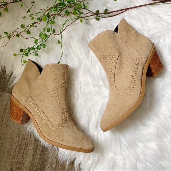 NEW | Rebecca Minkoff Leather Suede Lulu Bootie Ankle Boot Western - Picture 1 of 8